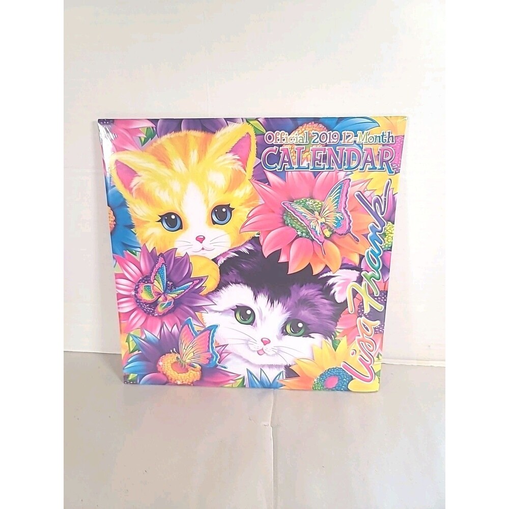 NEW Sealed Lisa Frank New 2019 Calendar 12 Month Wall Hanging Year